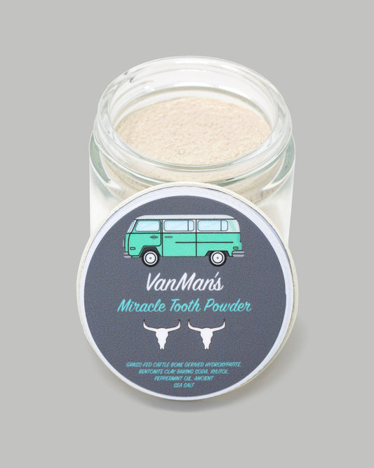 VanMan's Miracle Tooth Powder - Mint-Bone 2 oz