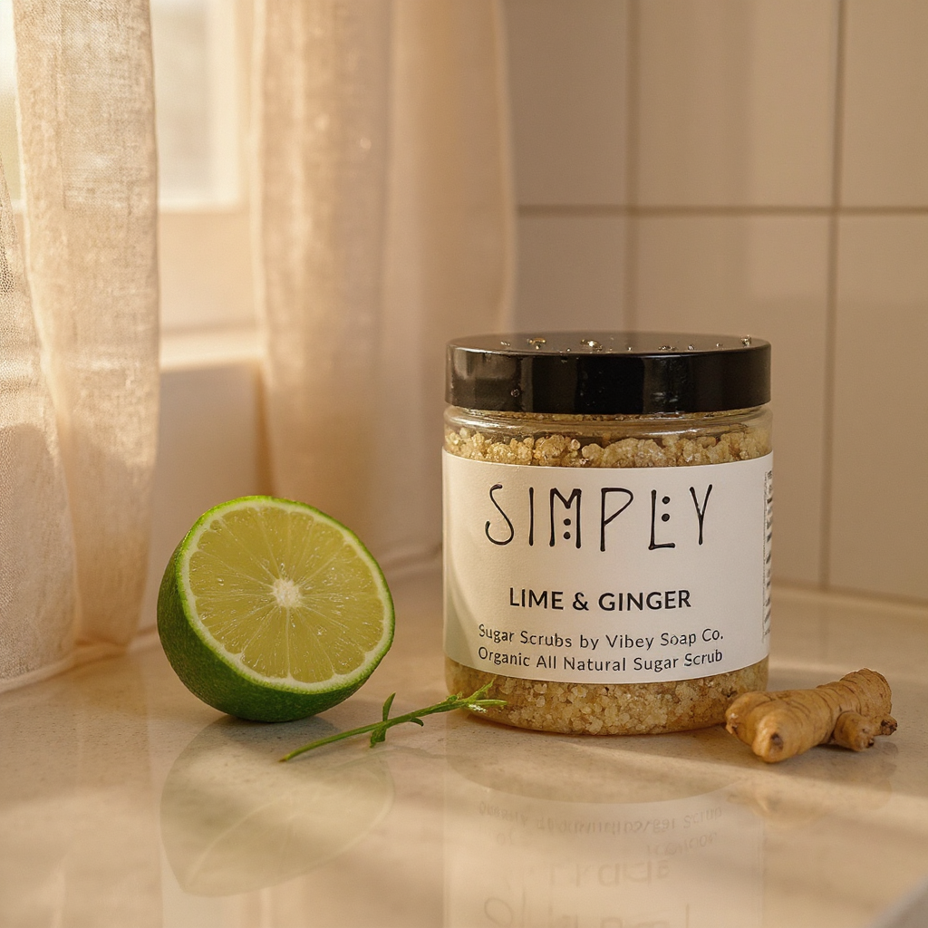 LIME & GINGER SUGAR SCRUB