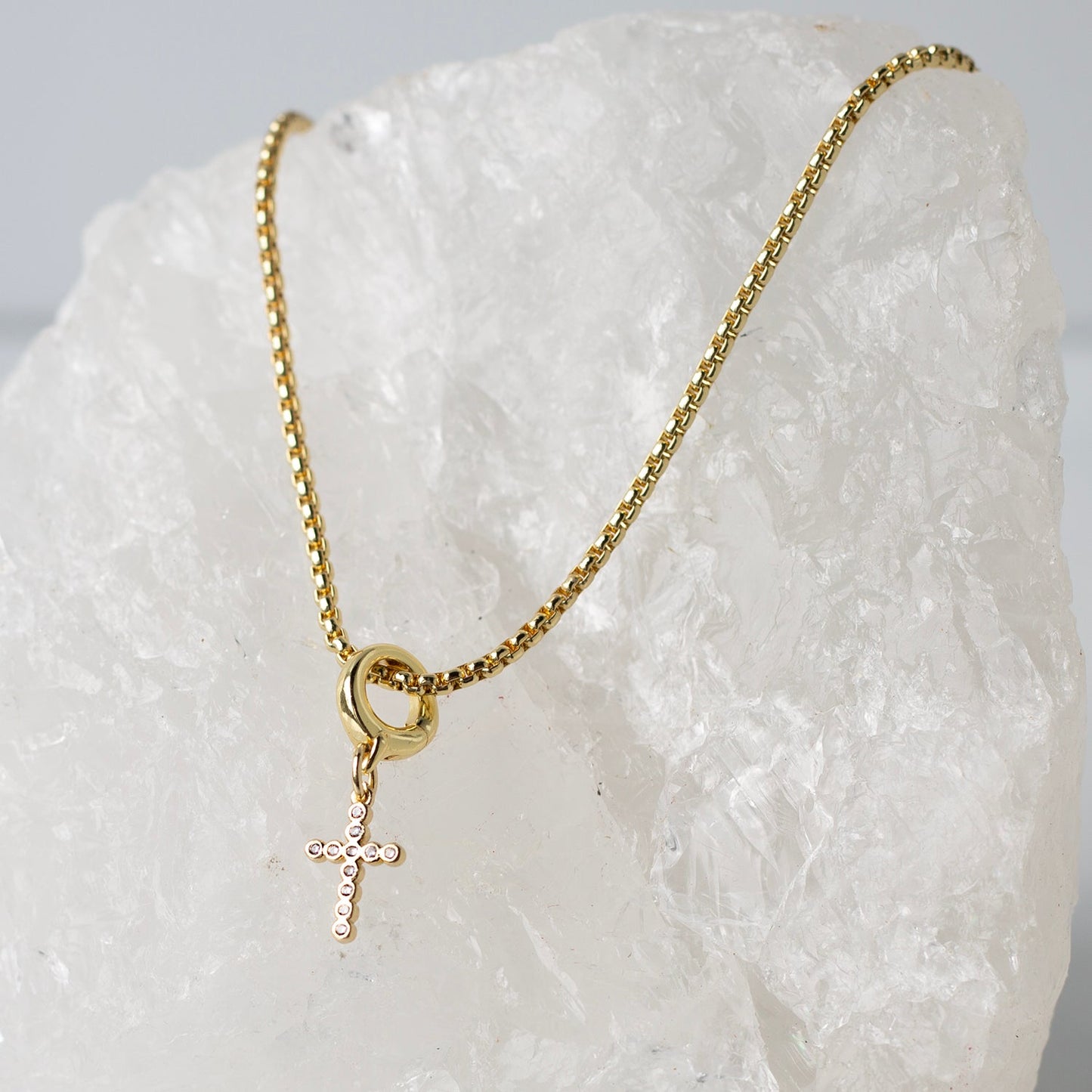 Cross Charm , CZ