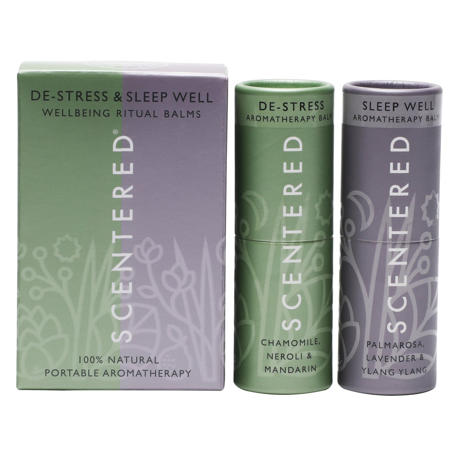 De-stress & Sleep Well Aromatherapy Balm Duo