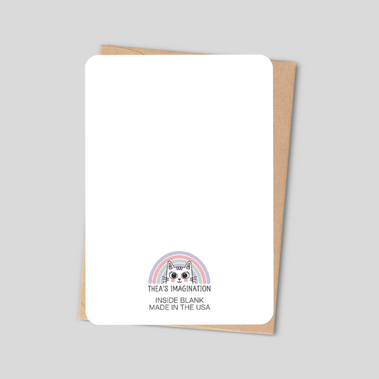 We’re Butter Together – Cute Kawaii Toast & Butter Greeting Card