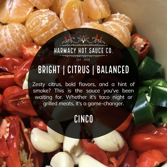 Cinco - Tomatillo & Clementine Pepper Sauce (9oz)