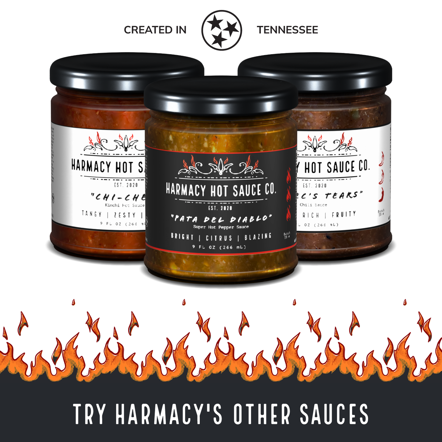 Brimstone Rimshot - Extra Hot Tahini & Roasted Red Pepper Sauce (9oz)