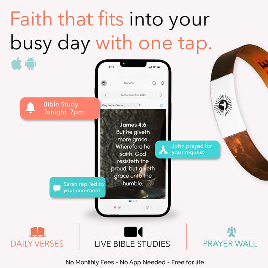 Faith On Fire Bible Verse Bracelet