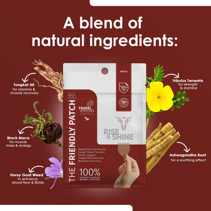 The Friendly Patch Rise & Shine for Men & Women 8 patches