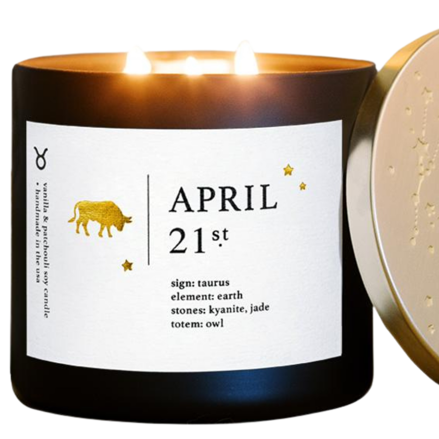 April Birthdate Zodiac Candles