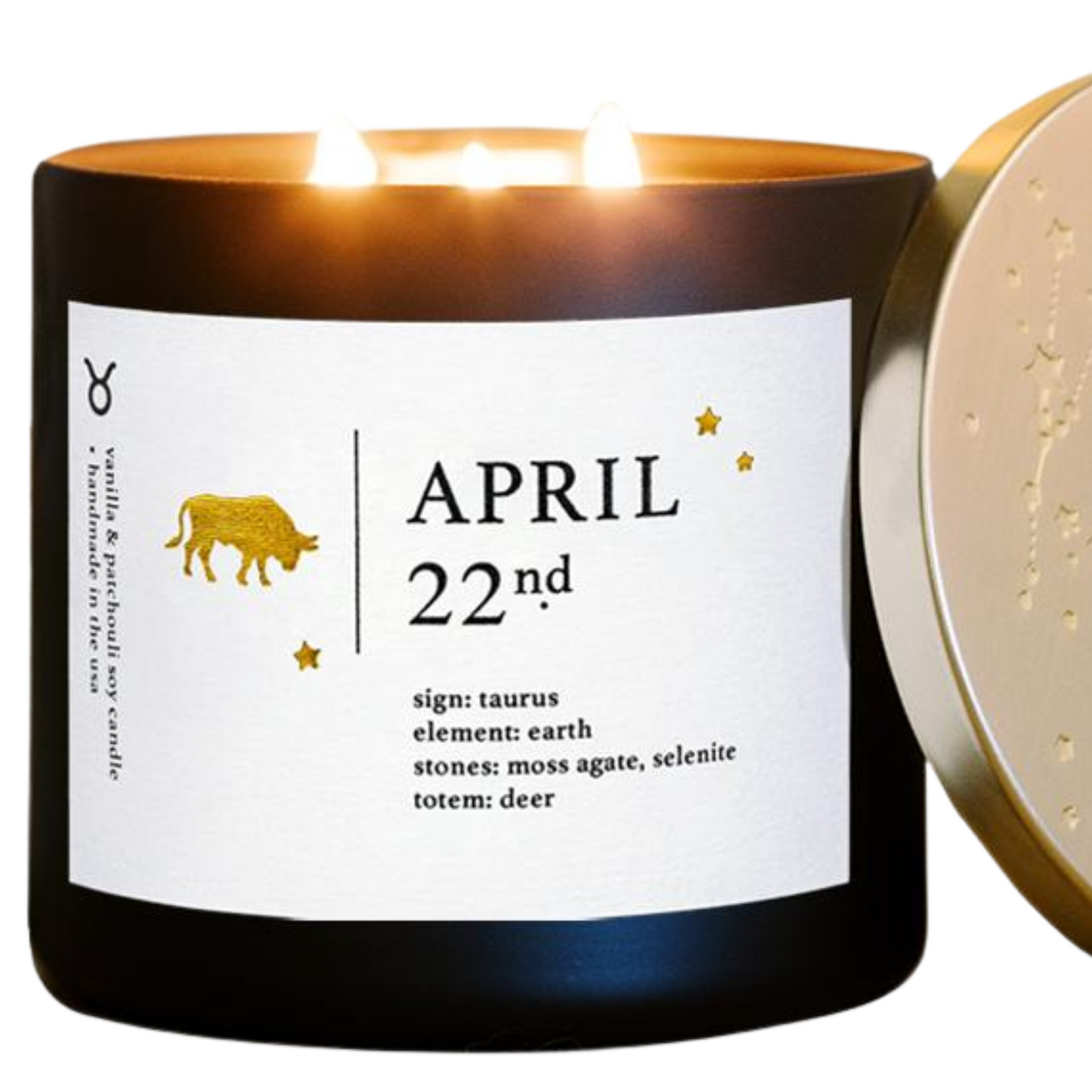 April Birthdate Zodiac Candles