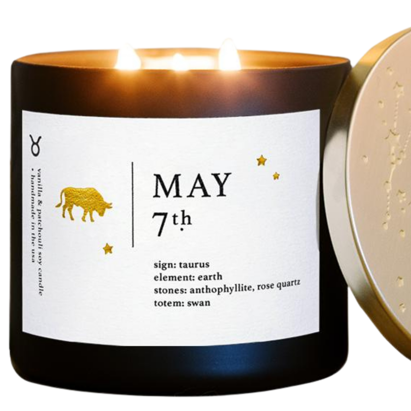 May Birthdate Zodiac Candles