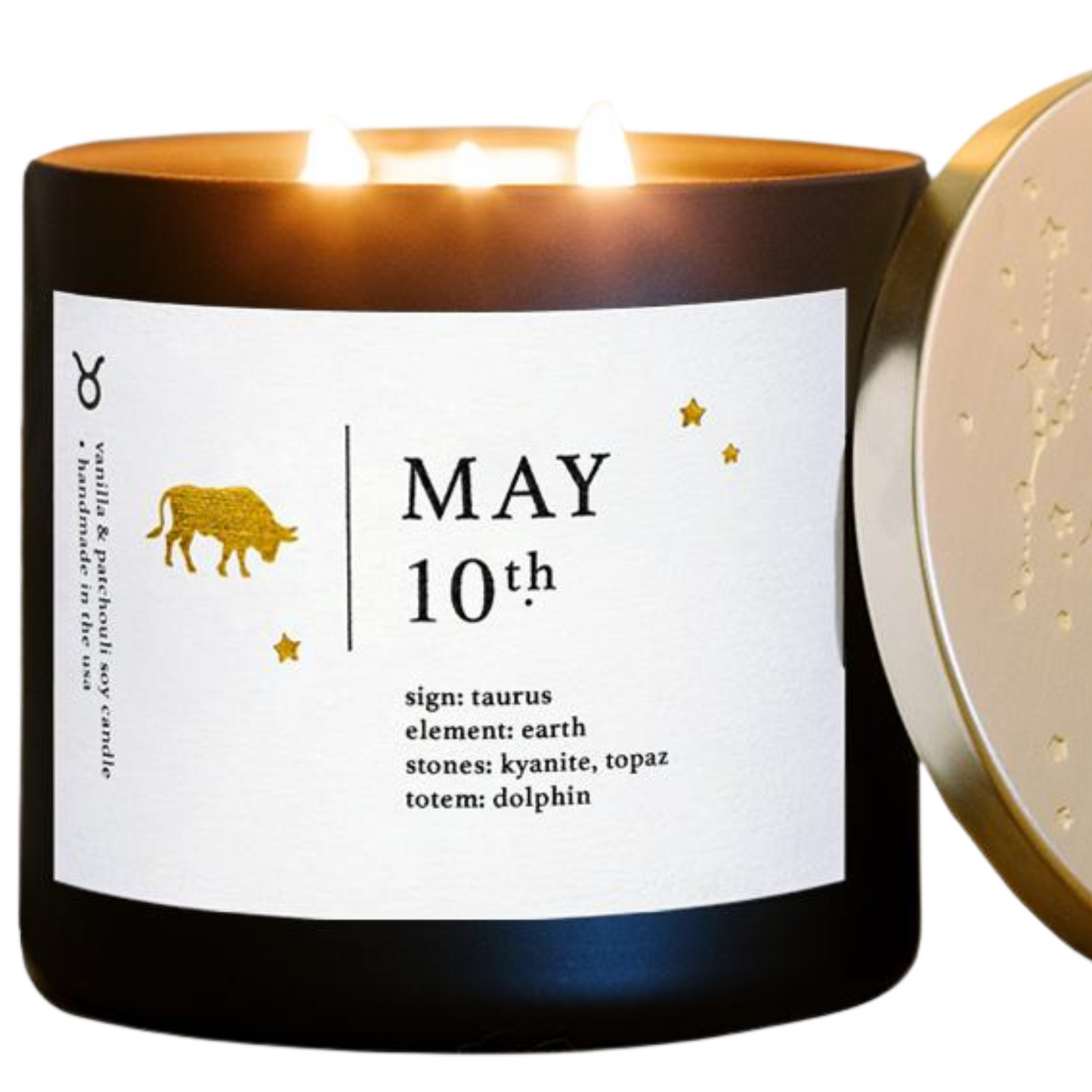May Birthdate Zodiac Candles
