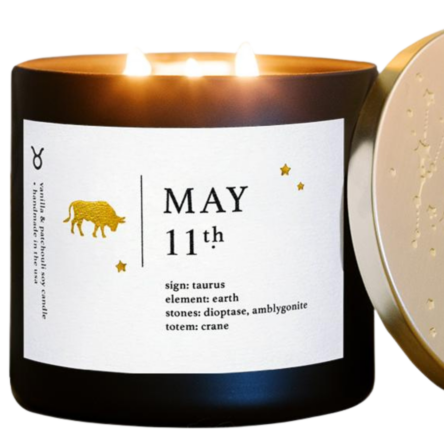 May Birthdate Zodiac Candles
