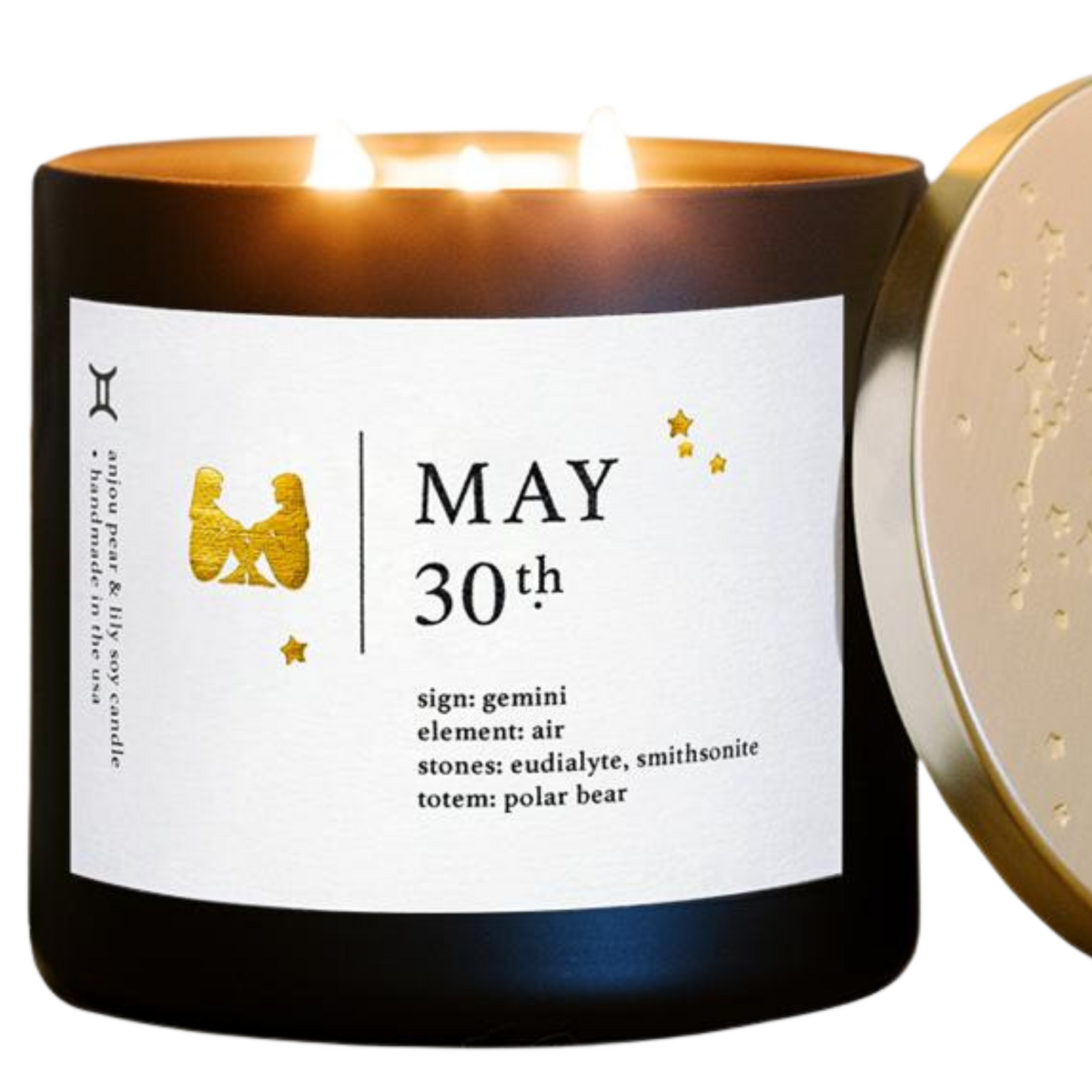 May Birthdate Zodiac Candles