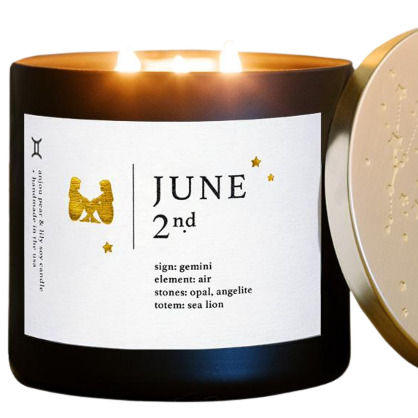 June Birthdate Zodiac Candles