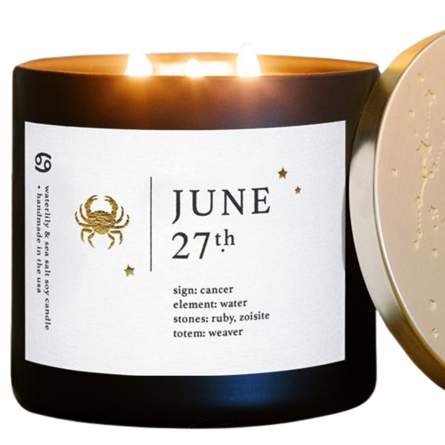 June Birthdate Zodiac Candles