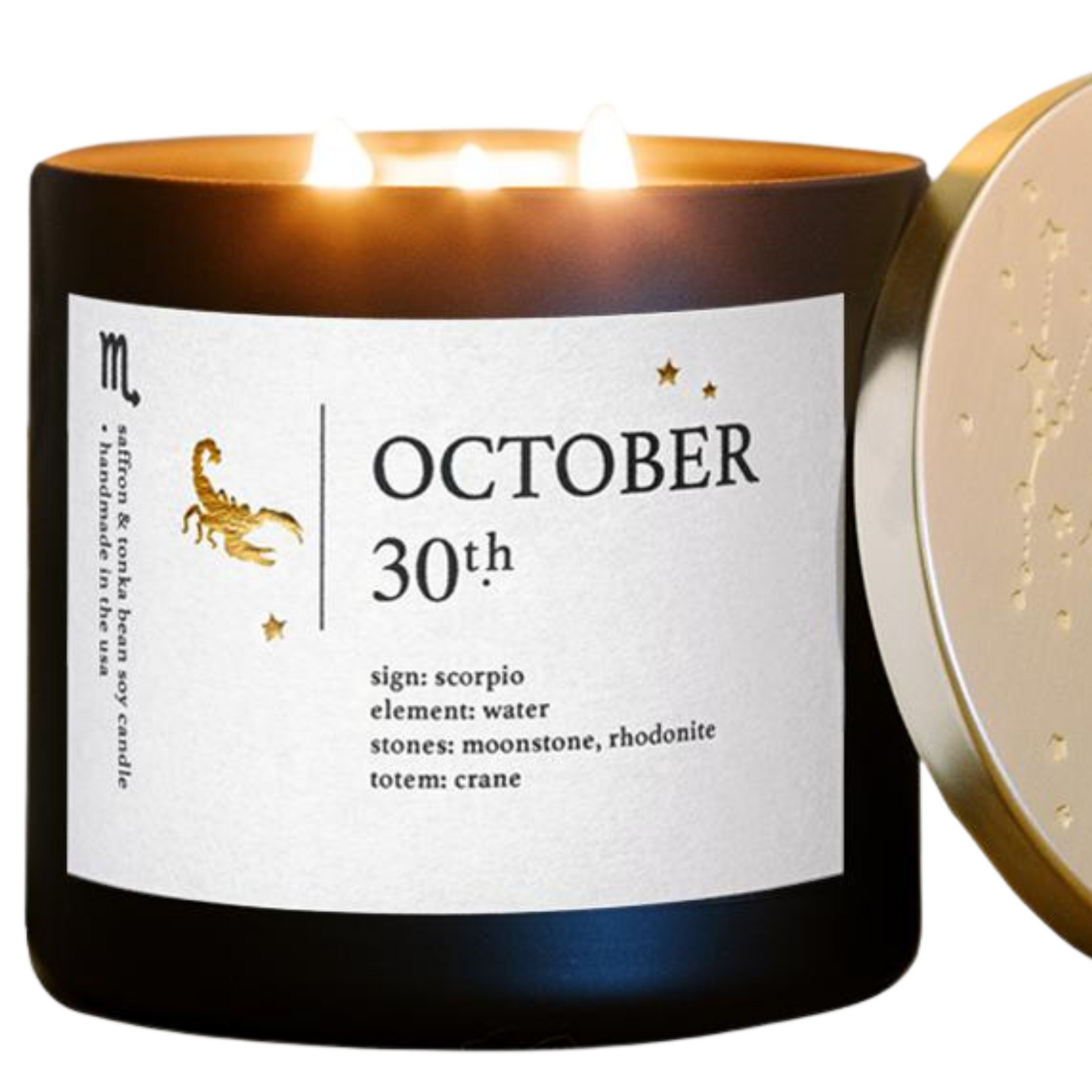 October Birthdate Zodiac Candles