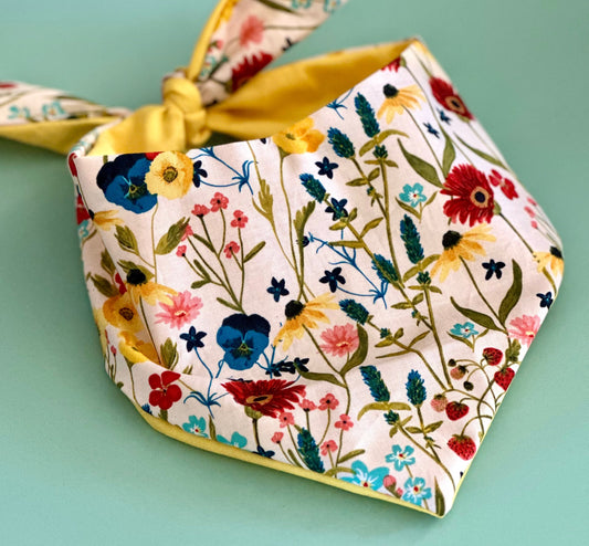 Spring Flowers Dog Bandana New Arrivals