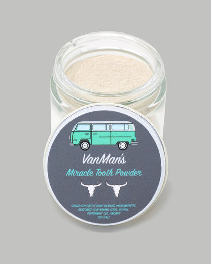 VanMan's Miracle Tooth Powder - Mint-Bone 2 oz