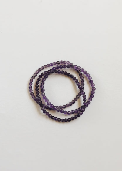 Polished Amethyst || Adult Bracelet