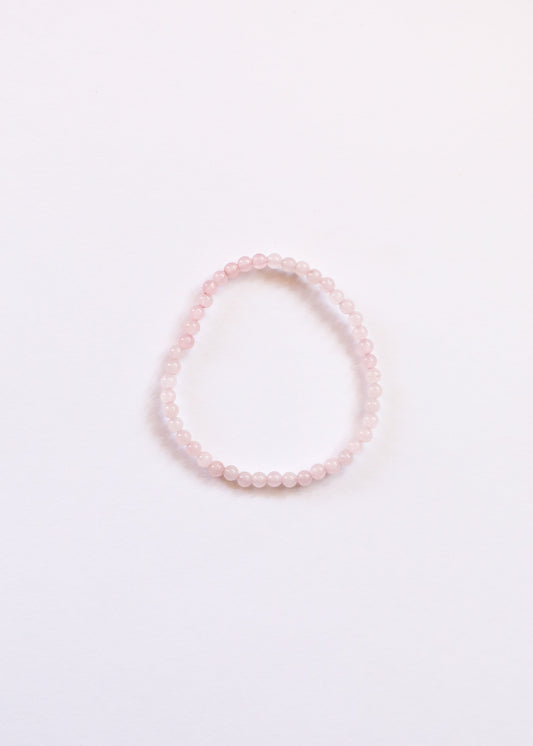 Polished Rose Quartz || Adult Bracelet