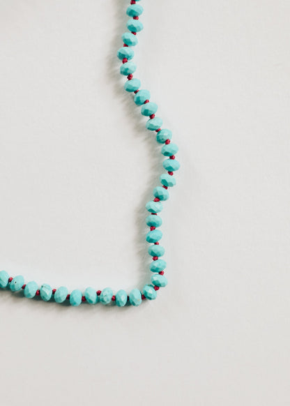 Turquoise + 14k Gold Filled Toggle || Gemstone Necklace