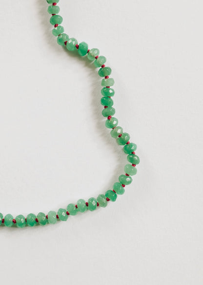 Natural Aventurine + 14k Gold Filled Toggle || Gemstone Necklace