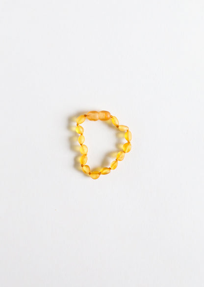 Raw Honey Baltic Amber || Classic || Anklet or Bracelet