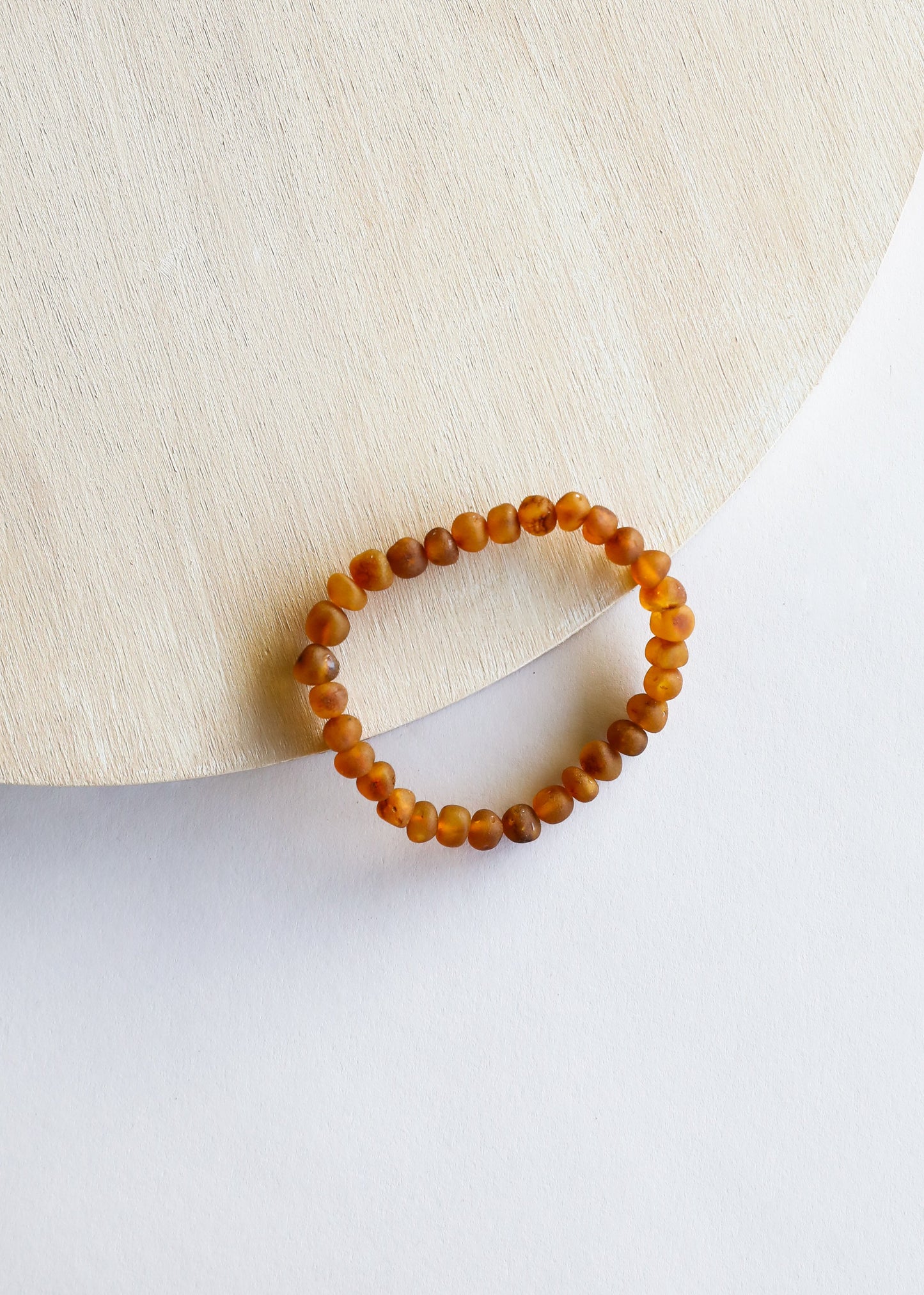 Raw Cognac Baltic Amber || Adult Bracelet
