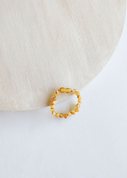Raw Honey Baltic Amber || Anklet or Bracelet