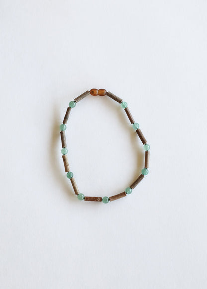 Hazelwood + Aventurine Necklace