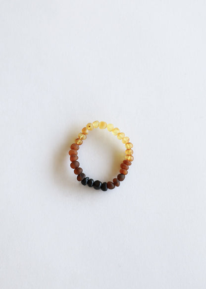 Raw Ombrè Baltic Amber || Adult Bracelet