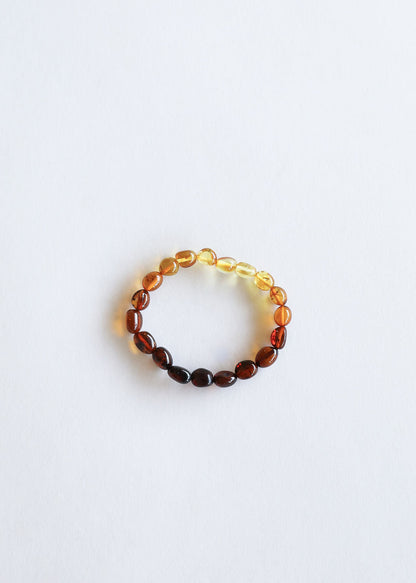 Polished Ombre Baltic Sea Amber || Adult Bracelet