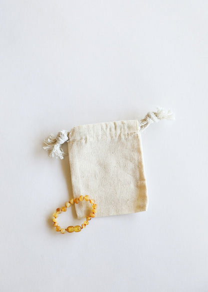 Raw Honey Baltic Amber || Anklet or Bracelet
