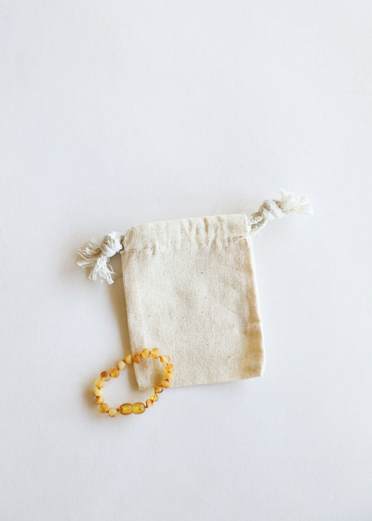Raw Honey Baltic Amber || Anklet or Bracelet