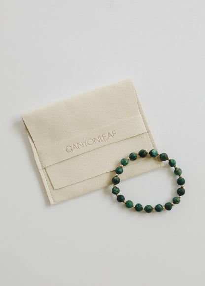 Turquoise Jasper :14k Gold Filled Sun + Moon || Adult Bracelets