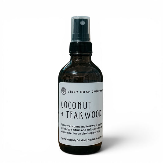 Body Oils | Coconut + Teakwood