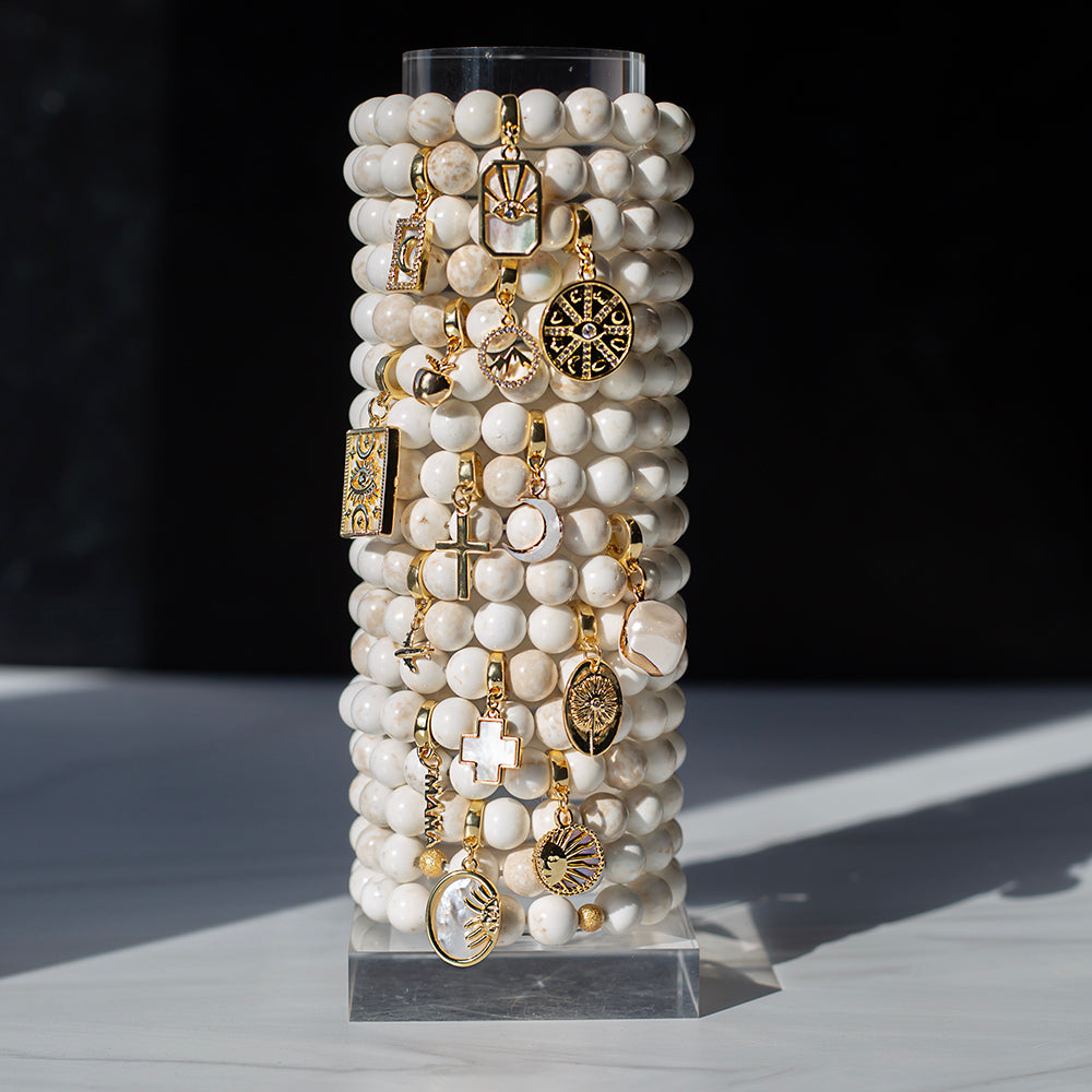 Cross Charm, Mother of Pearl