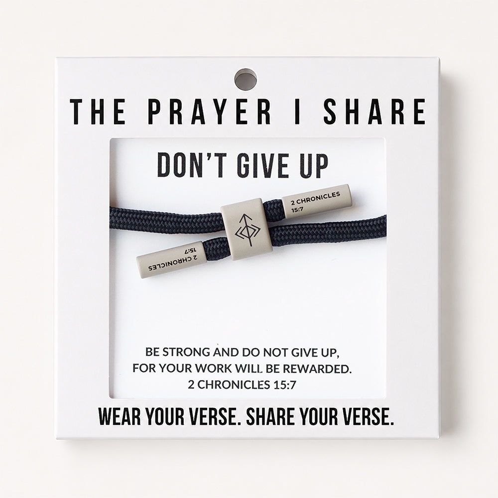 Don't Give Up, 2 Chronicles 15:7