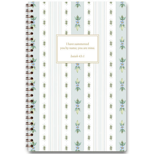 Blue Floral Stripe by Lydia Carraway