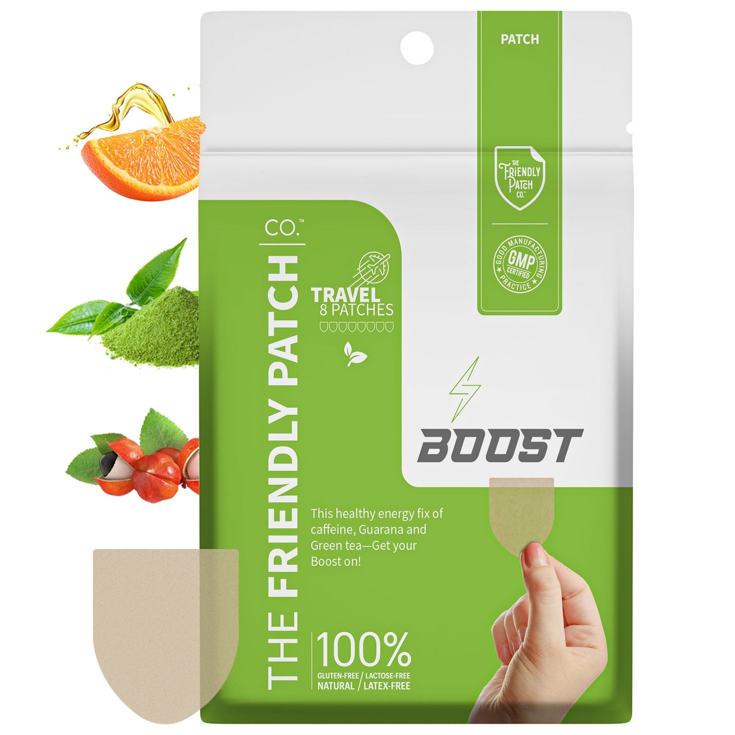 Boost energy Patch - Travel 8 Pack
