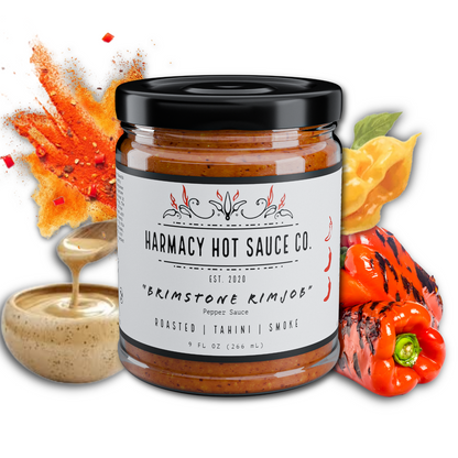 Brimstone Rimjob - Tahini & Roasted Red Pepper Sauce (9oz)