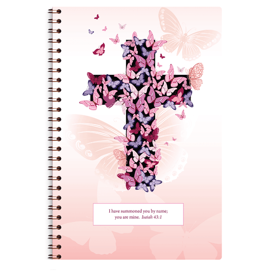 Pink Butterfly Cross