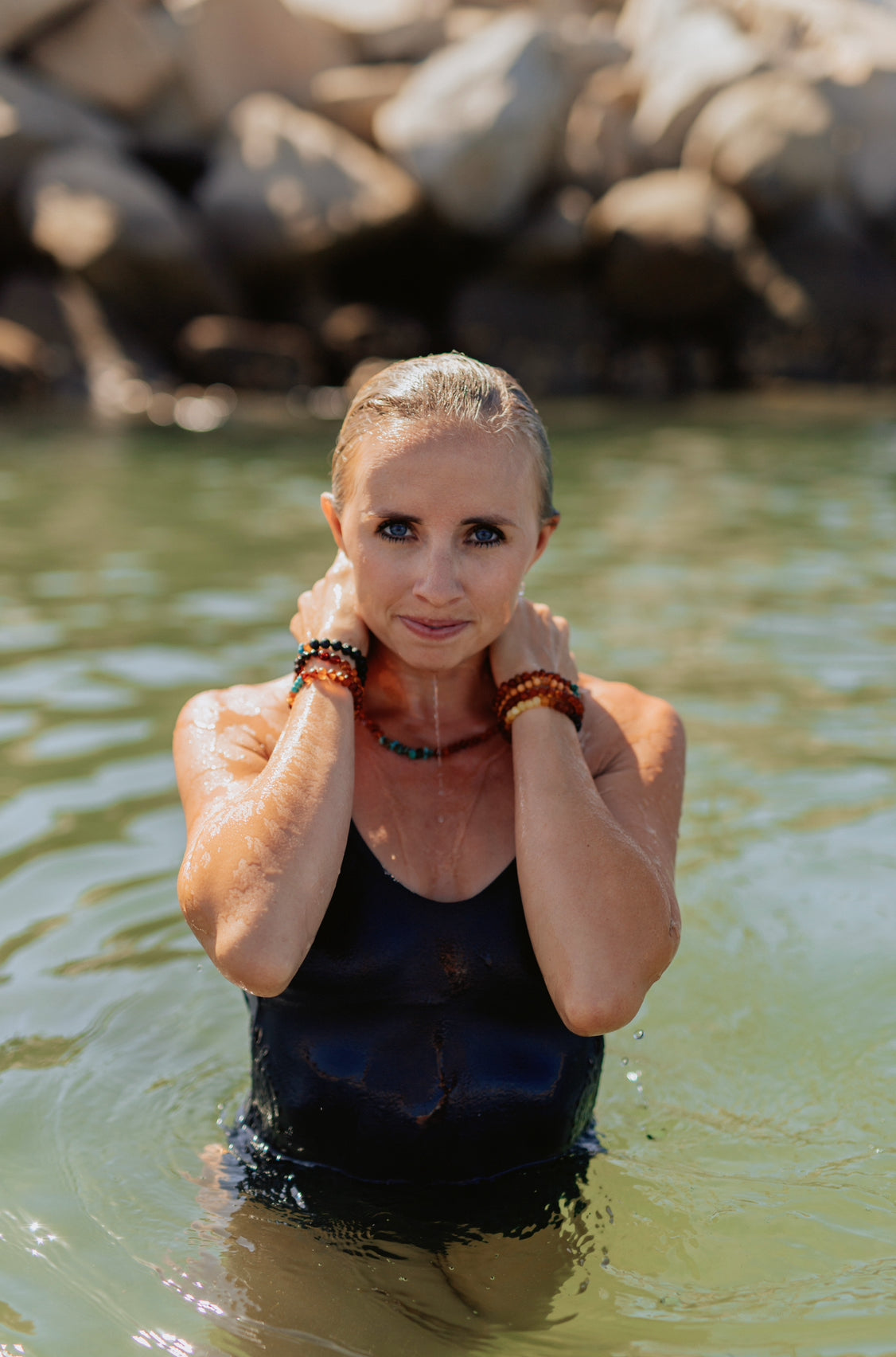 Raw Cognac Baltic Amber || Adult Bracelet