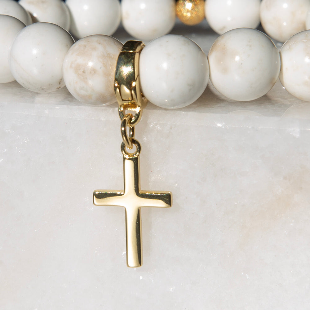 Cross Charm, Gold