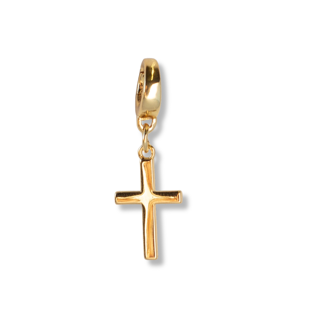 Cross Charm, Gold