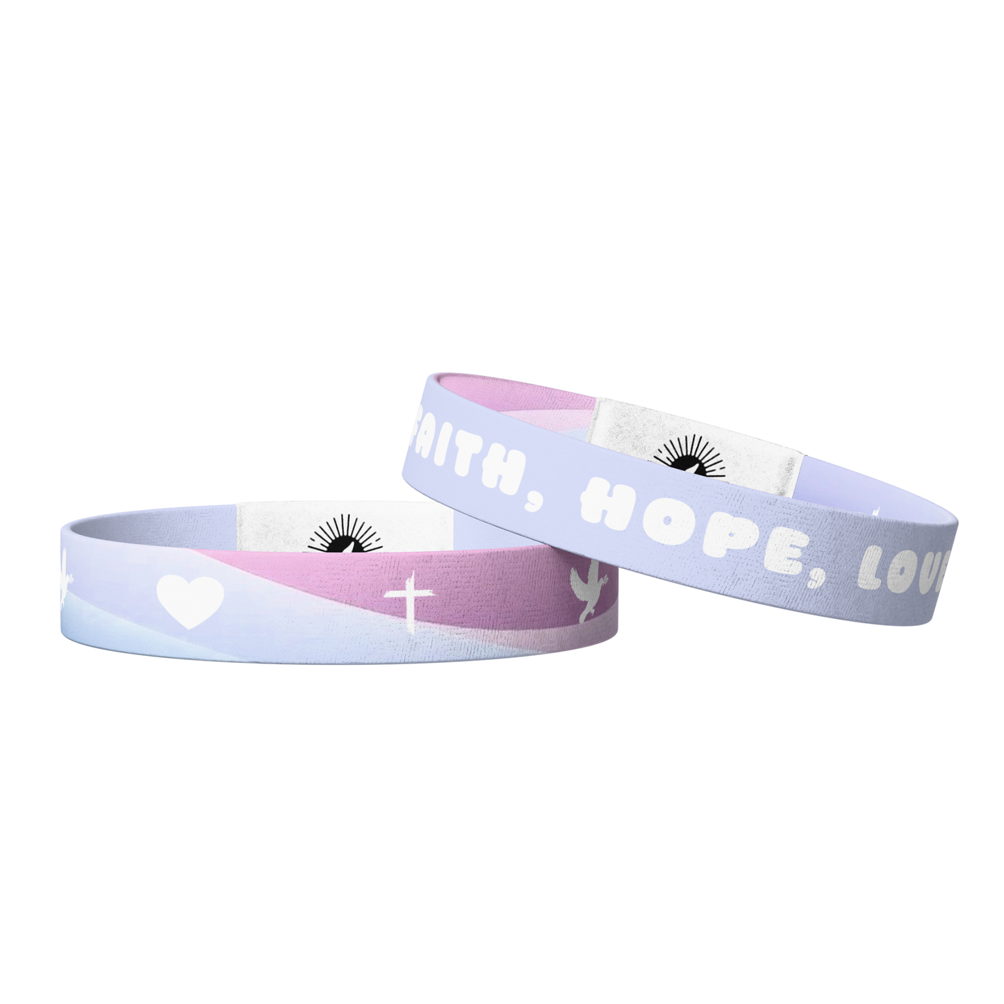 Faith Hope Love Bible Verse Bracelet