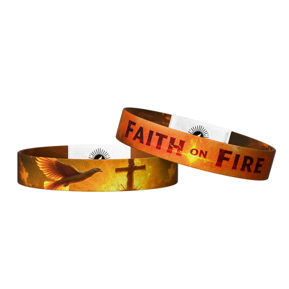 Faith On Fire Bible Verse Bracelet