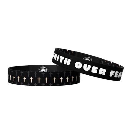 Faith Over Fear Bible Verse Bracelet