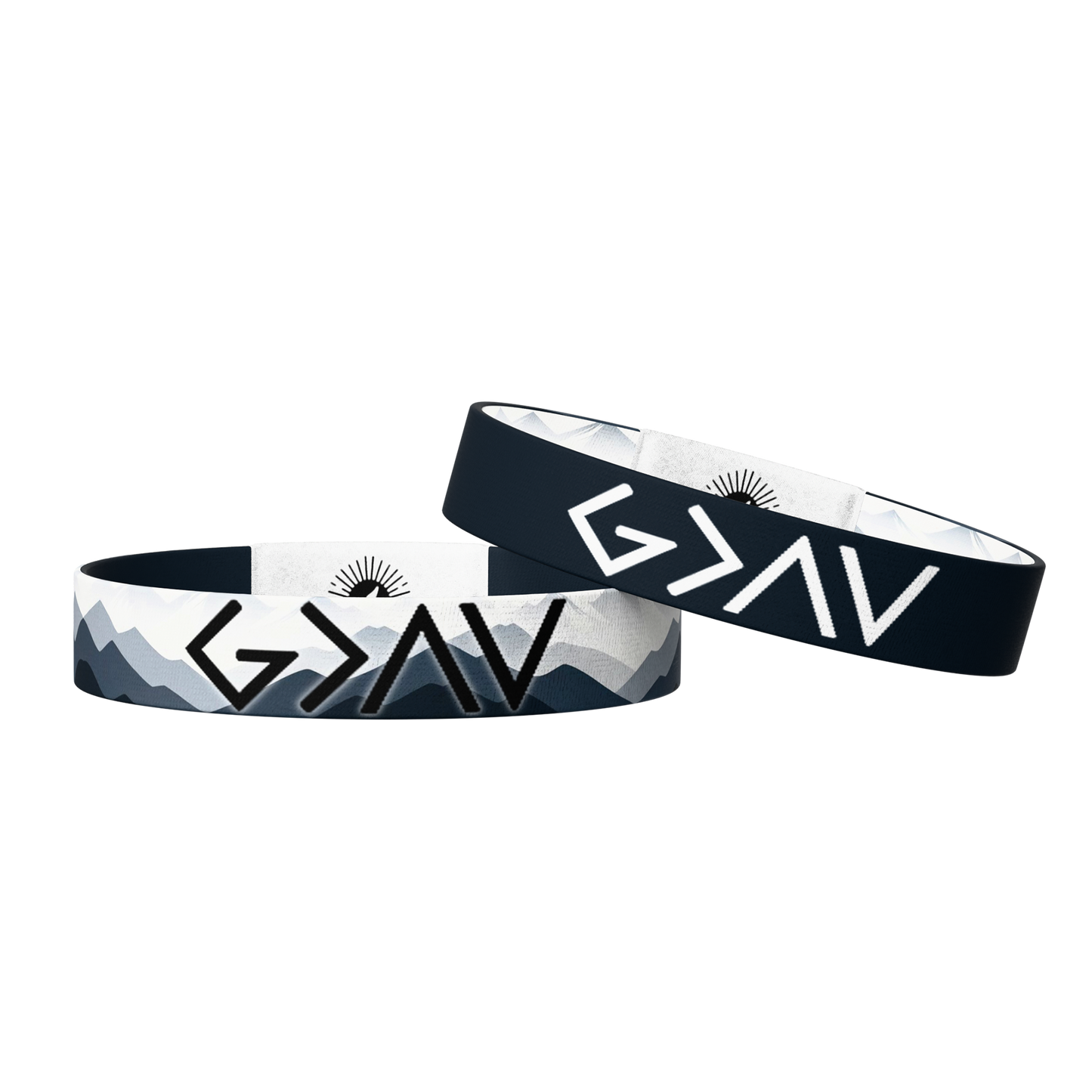 God's Greater Than Highs and Lows Bible Verse Bracelet