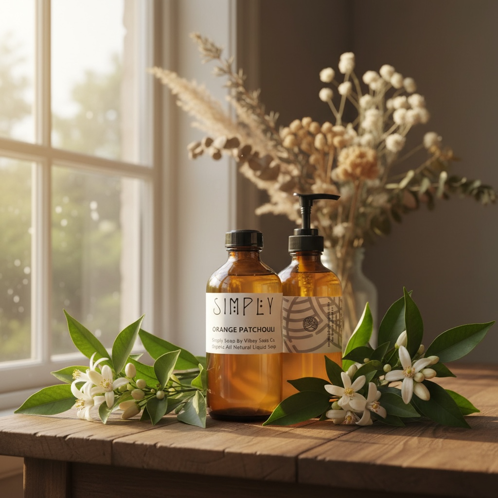 Liquid Soap | Plant Based | Orange Patchouli