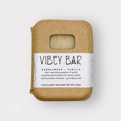Sandalwood + Vanilla - Vegan Bar Soap