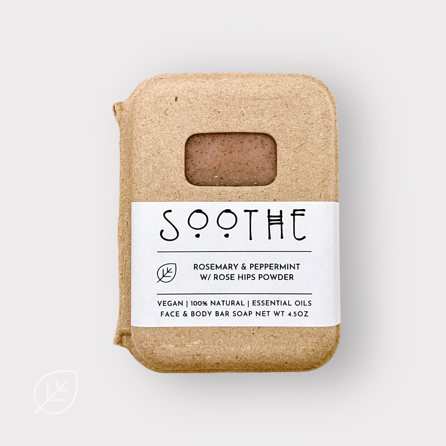 Soothe Bar Soap - Rosemary & Peppermint w/ Rose Hips Powder